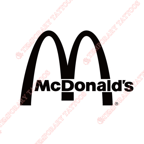 McDonalds Customize Temporary Tattoos Stickers NO.5561